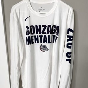 Long sleeve Gonzaga shirt.